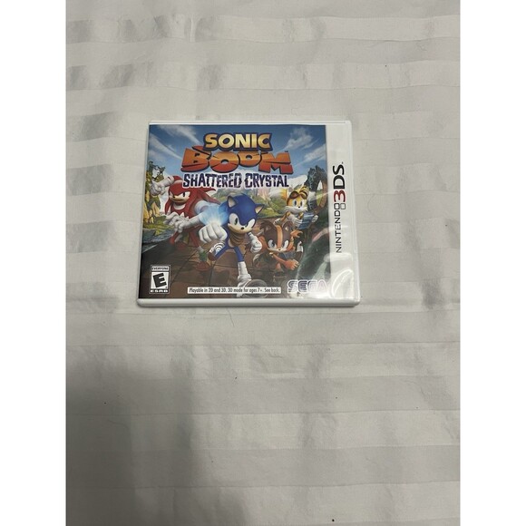 Sonic Boom: Shattered Crystal (Nintendo 3DS, 2014) Game And Manual Fast Ship - Picture 1 of 6